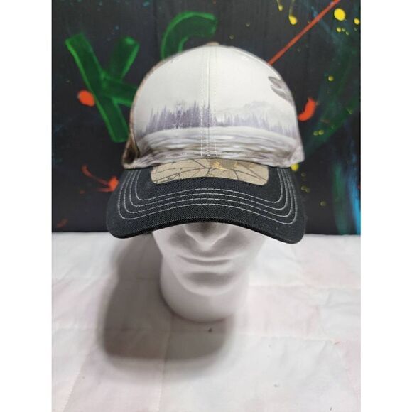 Realtree Fishing Hat Trout Camo Adjustable Baseball Cap H04 - Picture 2 of 5